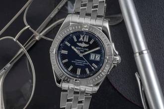 Breitling Cockpit Galactic Steel Automatic Men's Watch Ref. A49350101 Box & Papers 2009