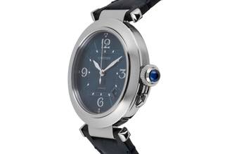 Thumbnail von Cartier Pasha 41 Automatic Date Steel Men's Watch Ref. WSPA0038 Classic