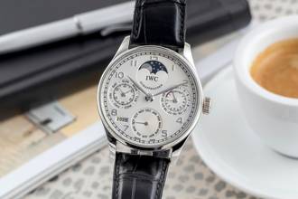 IWC Portuguese Perpetual Calendar 950 プラチナ 自動巻き Ref. IW502219 B&P 2009