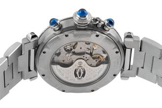 Thumbnail von Cartier Pasha Seatimer Chronograph Steel Automatic Men's Watch Ref. W31030H3 Box