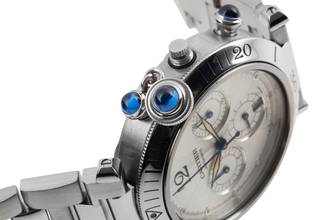 Thumbnail von Cartier Pasha Seatimer Chronograph Steel Automatic Men's Watch Ref. W31030H3 Box
