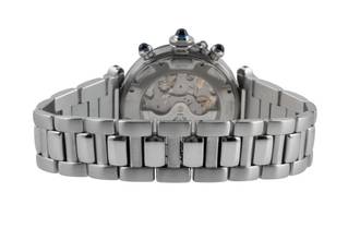 Thumbnail von Cartier Pasha Seatimer Chronograph Steel Automatic Men's Watch Ref. W31030H3 Box