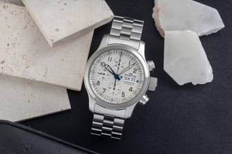Thumbnail von Fortis B-42 Chronograph Steel Automatic Men's Watch Ref. 635.10.141.1 635.10.12
