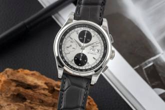 Longines Heritage 1954 Chronograph Panda Ref. L2.747.4.92.4 B&P 2022