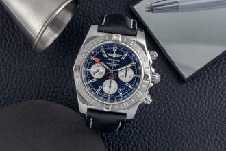 Thumbnail von Breitling Chronomat 44 GMT Chronograph Automatic Steel Ref. AB042011/BB56 B&P