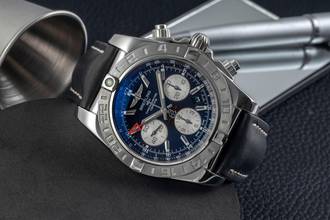 Thumbnail von Breitling Chronomat 44 GMT Chronograph Automatic Steel Ref. AB042011/BB56 B&P