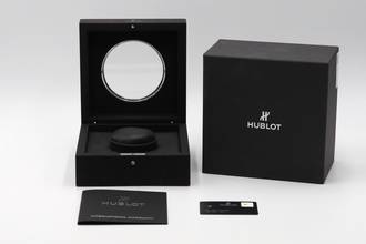 Thumbnail von Hublot Classic Fusion 45 Blue Chronograph Titanium Ref. 521.NX.7170.LR B&P 2021