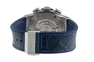 Thumbnail von Hublot Classic Fusion 45 Blue Chronograph Titanium Ref. 521.NX.7170.LR B&P 2021