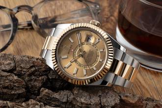 Thumbnail von Rolex Sky-Dweller Stahl / Gold Automatik Herrenuhr Ref. 326933 Papiere 2025