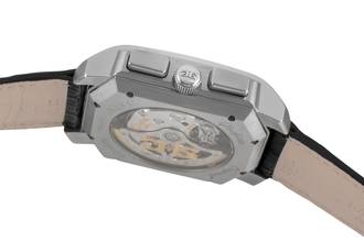 Thumbnail von Glashütte Original Senator Karrée Chronograph stainless steel automatic men's watch 1-39-31-06-04-04