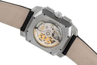 Thumbnail von Glashütte Original Senator Karrée Chronograph stainless steel automatic men's watch 1-39-31-06-04-04
