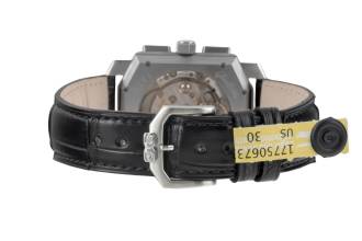 Thumbnail von Glashütte Original Senator Karrée Chronograph stainless steel automatic men's watch 1-39-31-06-04-04