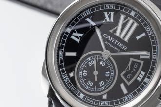 Thumbnail von Cartier Calibre de Cartier 42 Stainless Steel Automatic Men's Watch Ref. W7100041 3389