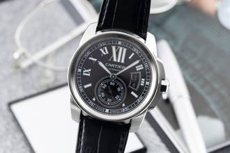 Cartier Calibre de Cartier 42 Stainless Steel Automatic Men's Watch Ref. W7100041 3389
