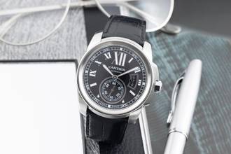 Thumbnail von Cartier Calibre de Cartier 42 Stainless Steel Automatic Men's Watch Ref. W7100041 3389