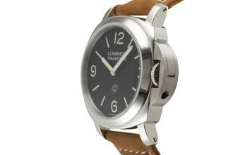 Thumbnail von Panerai Luminor Base Logo Steel Hand-Wound Men's Watch Ref. PAM01086 B&P 2021