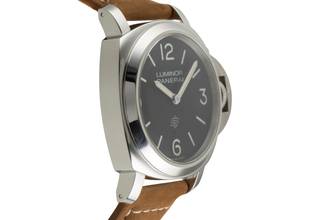 Thumbnail von Panerai Luminor Base Logo Steel Hand-Wound Men's Watch Ref. PAM01086 B&P 2021