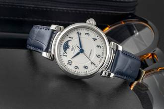Thumbnail von IWC Da Vinci Schaffhausen Da Vinci Moonphase Steel Automatic Men's Watch Ref. IW459306