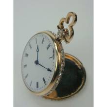 Thumbnail von Patek Philippe & Co. Sackermann Miniatur Diamant Taschenuhr von 1850 </h1>