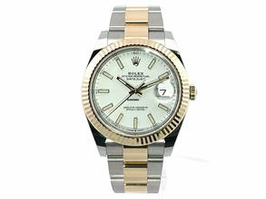 Thumbnail von Rolex Datejust 41 Edelstahl Gelbgold 126333 Weiß Index </h1>