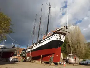 Thumbnail von Tall Ship Three Masted Gaff Schooner