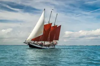 Thumbnail von Tall Ship Three Masted Gaff Schooner