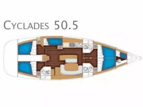Thumbnail von Beneteau Cyclades 50.5 Galeodea