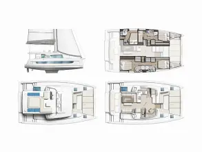 Thumbnail von Bali 4.6 Star Velvet (A/C, Generator, Water Maker, dishwasher)