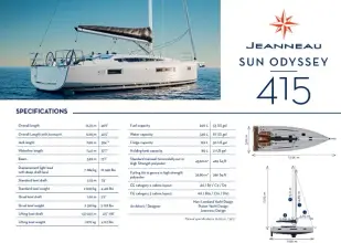 Thumbnail von Jeanneau Sun Odyssey 415