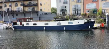 Custom 65ft Dutch Barge Flat over crest
