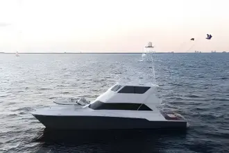 Viking 72 Enclosed Bridge Reel Blonde
