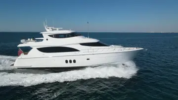 Hatteras 80 Enclosed Bridge Skylounge
