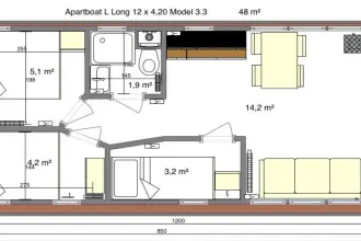 Thumbnail von Waterlodge Apart L Long