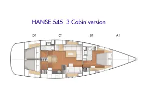 Thumbnail von Hanse 545