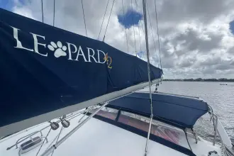 Thumbnail von Leopard 42 canvas of the Sea