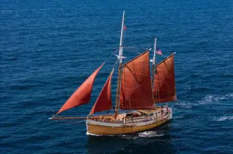 Vintage Norwegian Double Ended Ketch