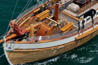 Thumbnail von Vintage Norwegian Double Ended Ketch