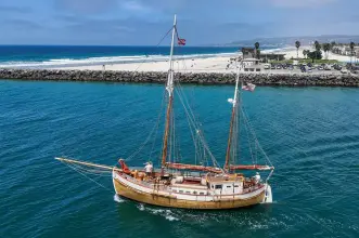Thumbnail von Vintage Norwegian Double Ended Ketch