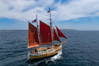 Thumbnail von Vintage Norwegian Double Ended Ketch