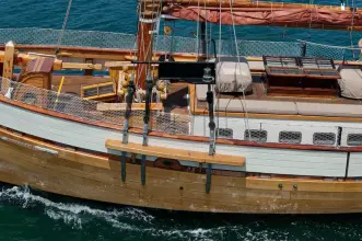 Thumbnail von Vintage Norwegian Double Ended Ketch