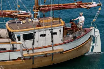 Thumbnail von Vintage Norwegian Double Ended Ketch