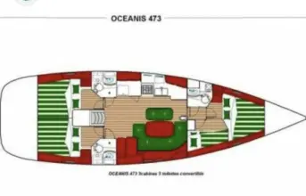 Thumbnail von Beneteau Oceanis 473 Blue Moana