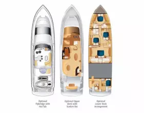 Thumbnail von Hatteras 80 Enclosed Bridge Skylounge