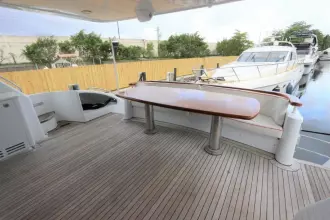 Thumbnail von Hatteras 80 Enclosed Bridge Skylounge